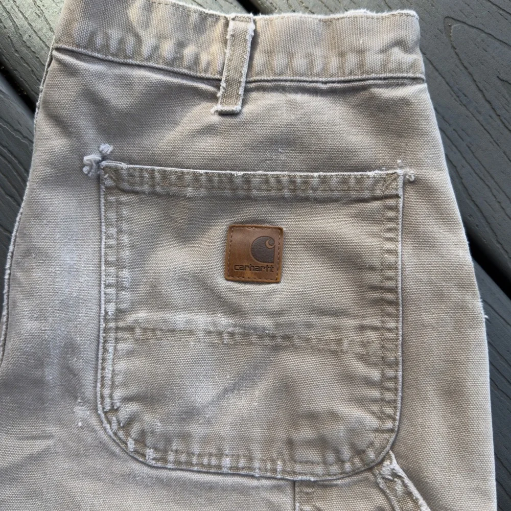 Y2K Distressed B11 DKH Carhartt Carpenter Khaki Color Pants